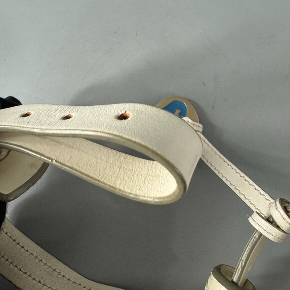 Dooney & Bourke Ivory Leather Shoulder Strap w/ Hanging Charm - Picture 12 of 12